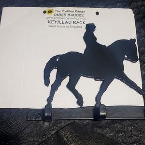 Dressage Horse Key/Lead Rack, Handmade in England